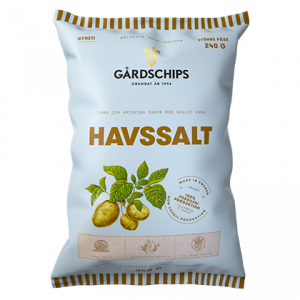 Lättsaltade potatischips Lättsaltade potatischips